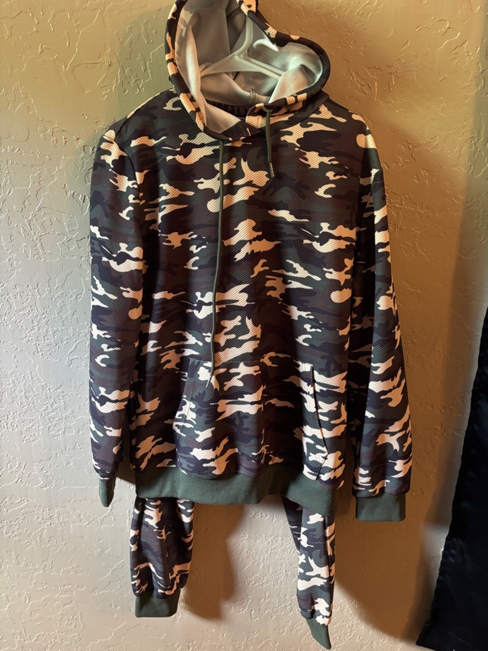 Camo Track Jogger Set - Green Camo Hoodie & Pants
